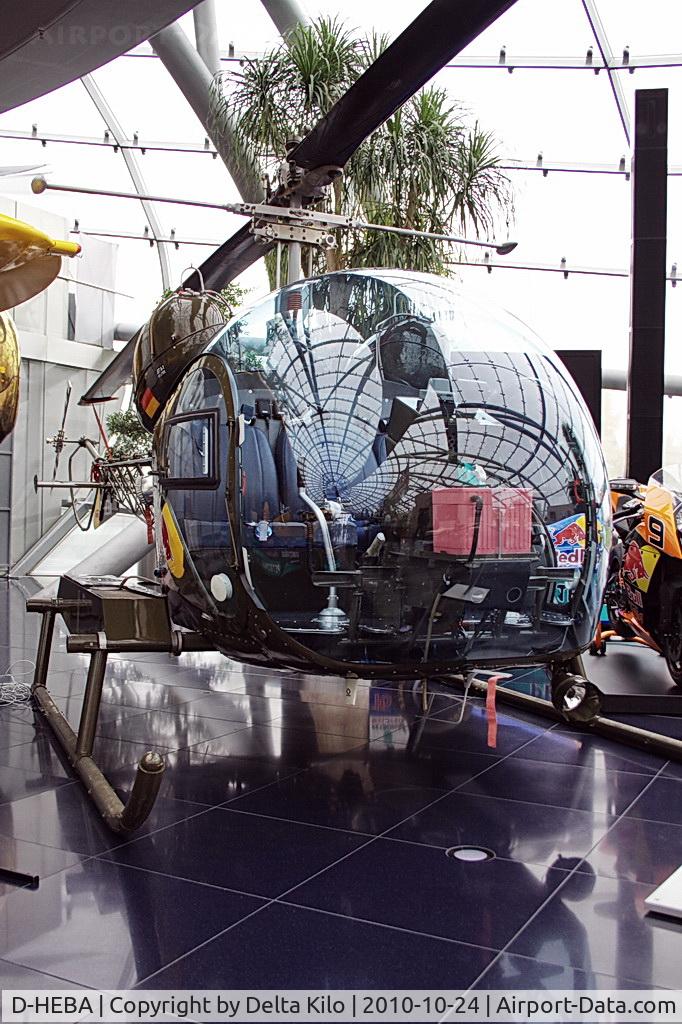 D-HEBA, 1966 Bell-Soloy 47G-3B-1T C/N 3575, Flying Bulls Hangar 7  Bell 47