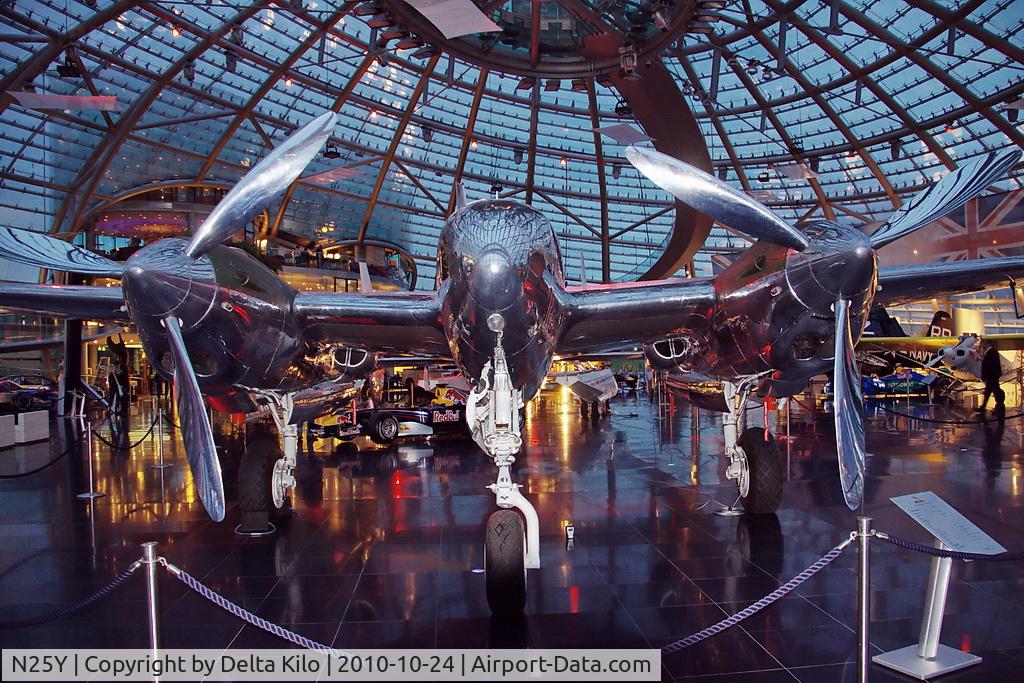 N25Y, 1944 Lockheed P-38L-5LO Lightning C/N AF44-53254, Flying Bulls Hangar 7