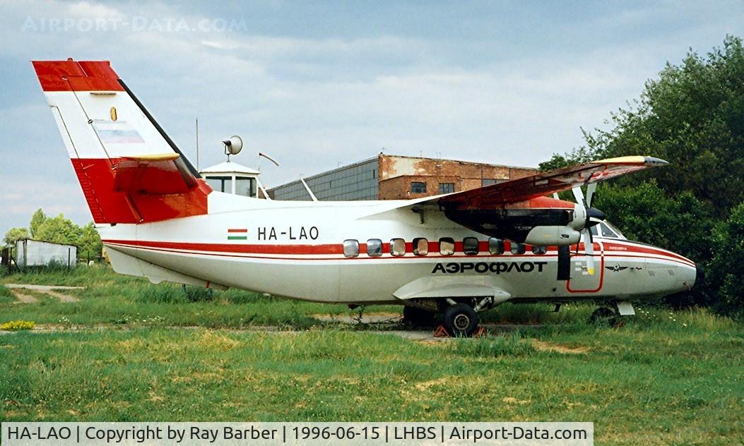 HA-LAO, 1990 Let L-410UVP Turbolet C/N 902501, Let L-410 UVP-E Turbolet [902501] Buadors~HA 15/06/1996