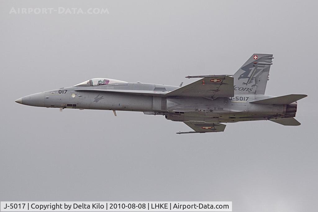 J-5017, McDonnell Douglas F/A-18C Hornet C/N 1365/SFC017, Switzerland - Air Force