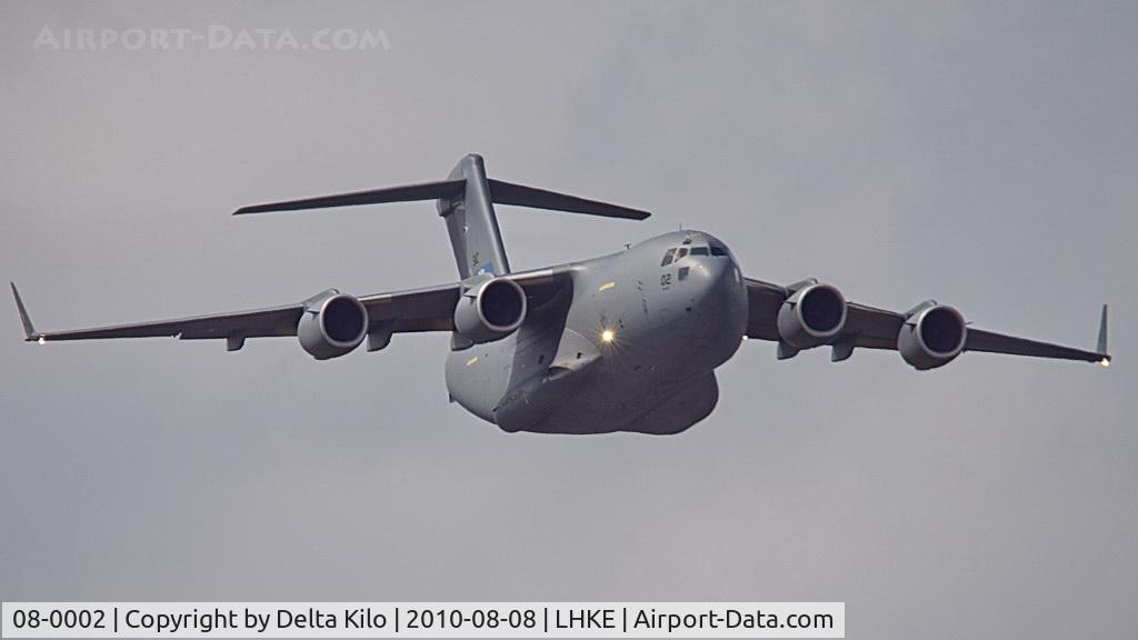 08-0002, 2009 Boeing C-17A Globemaster III C/N F-210, NATO - SAC - Strategic Airlift Capability