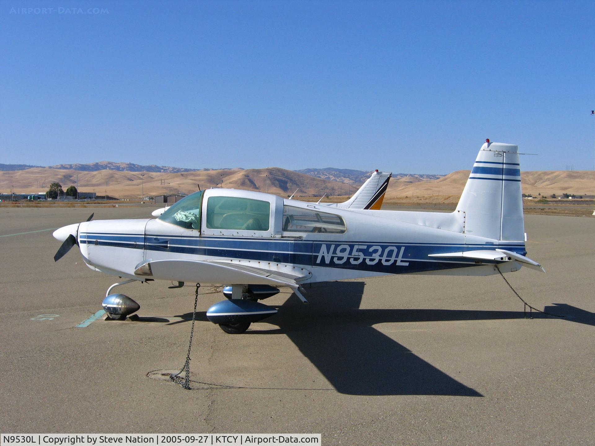 N9530L, 1974 Grumman American AA-5 Traveler C/N AA5-0530, 1974 Grumman American AA-5 @ Tracy, CA home base