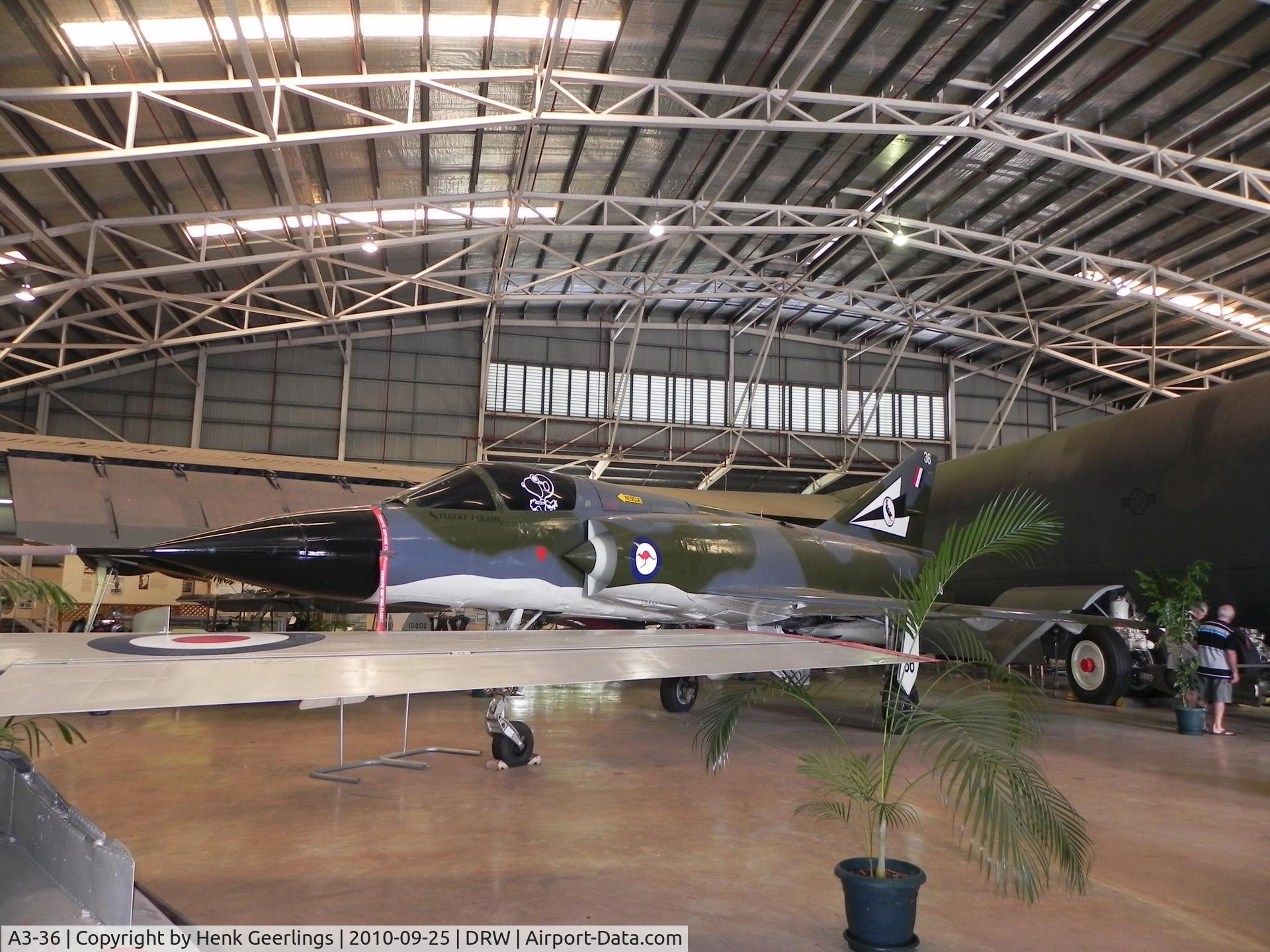 A3-36, 1965 Dassault Mirage IIIO(F) C/N 36, Darwin Aviation Museum