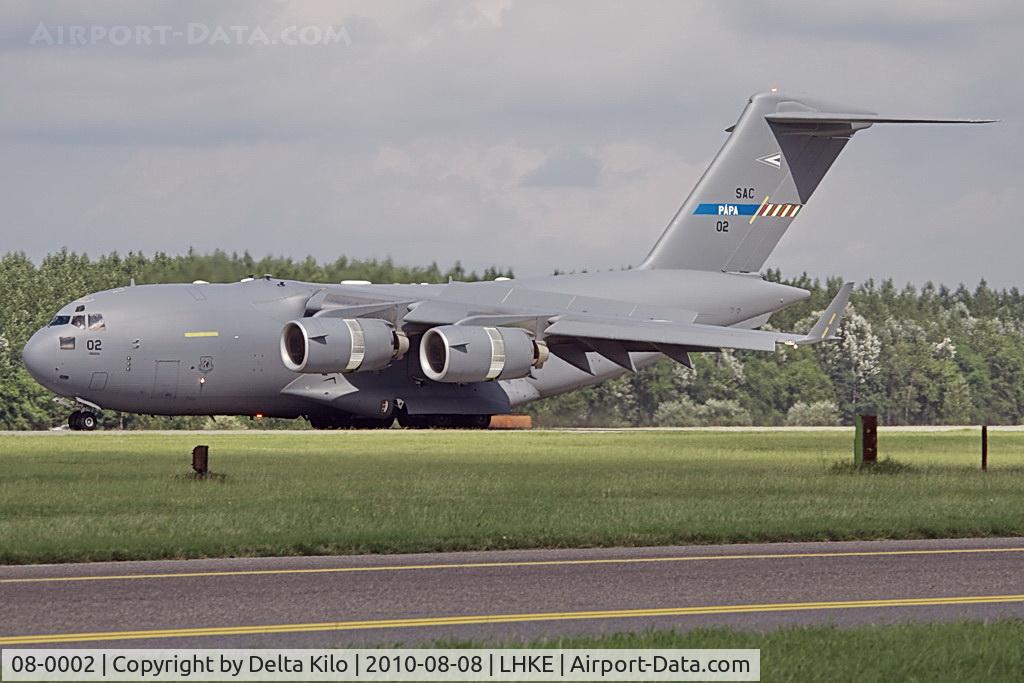 08-0002, 2009 Boeing C-17A Globemaster III C/N F-210, NATO - SAC - Strategic Airlift Capability