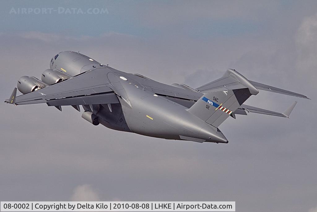 08-0002, 2009 Boeing C-17A Globemaster III C/N F-210, NATO - SAC - Strategic Airlift Capability