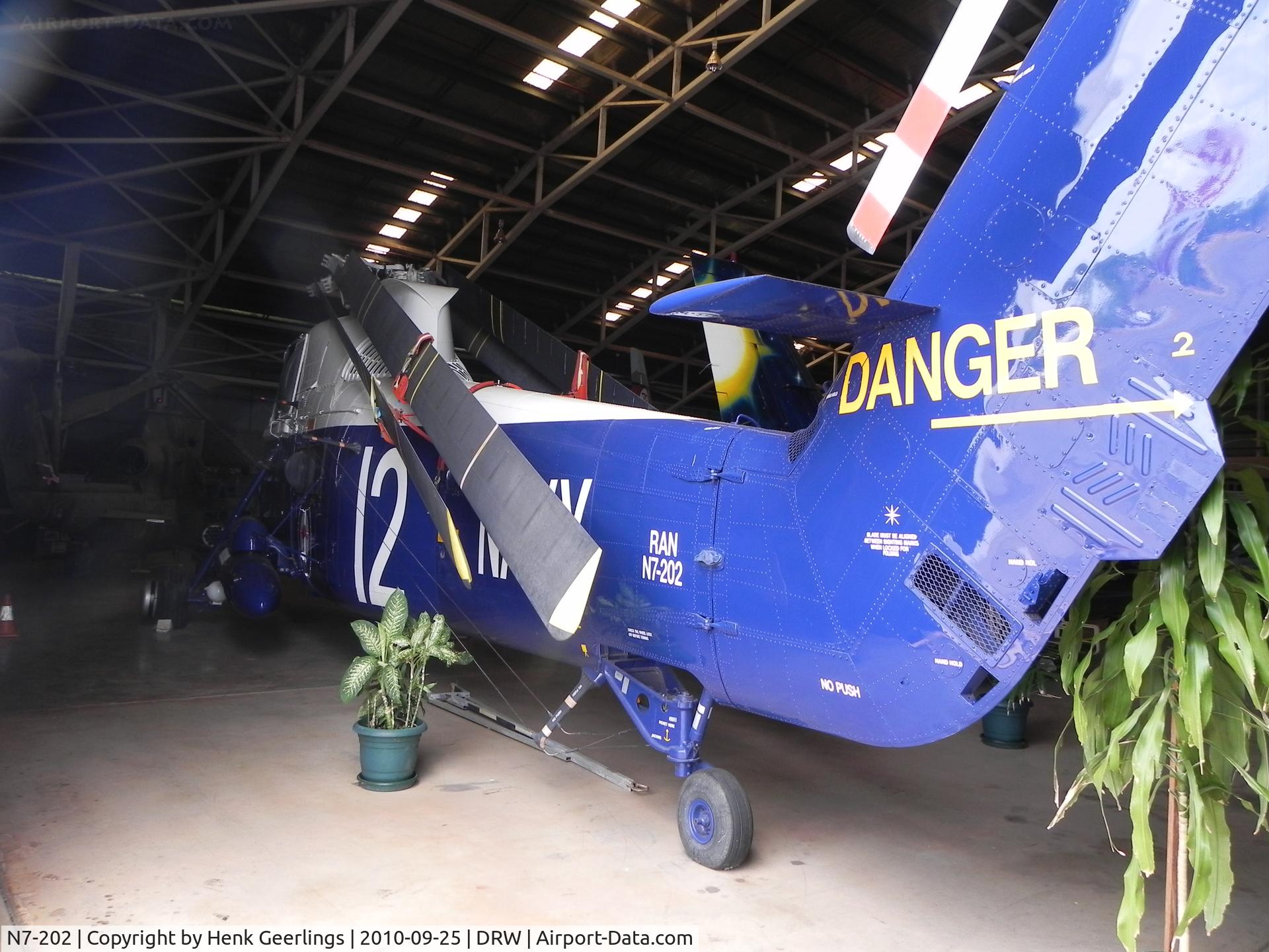 N7-202, Westland Wessex HAS.31A C/N WA202, Darwin Aviation Museum