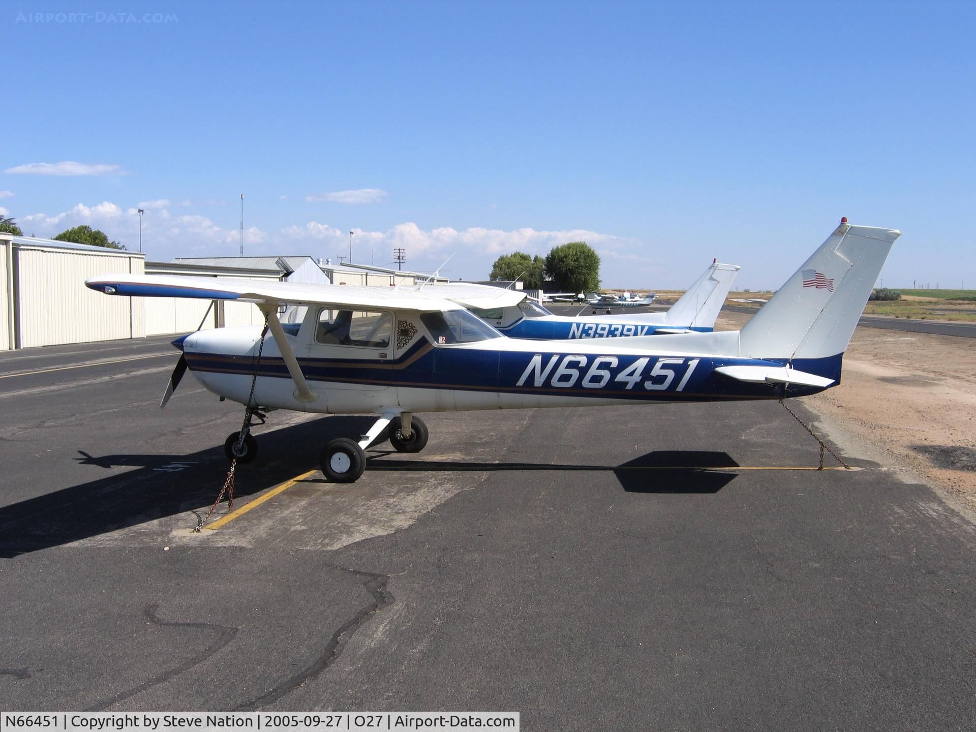 N66451, 1974 Cessna 150M C/N 15076058, 1974 Cessna 150M @ Oakdale, CA home base