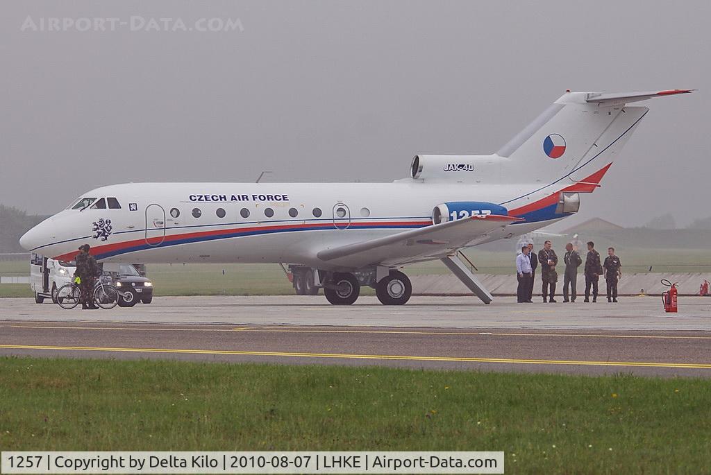 1257, 1978 Yakovlev Yak-40K C/N 9821257, Czech Republic - Air Force