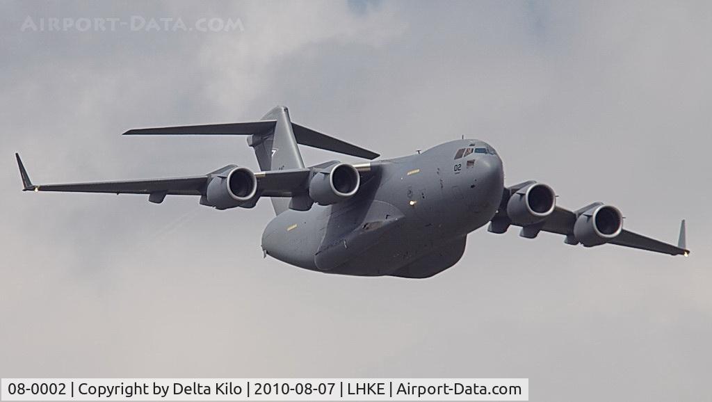 08-0002, 2009 Boeing C-17A Globemaster III C/N F-210, NATO - SAC - Strategic Airlift Capability