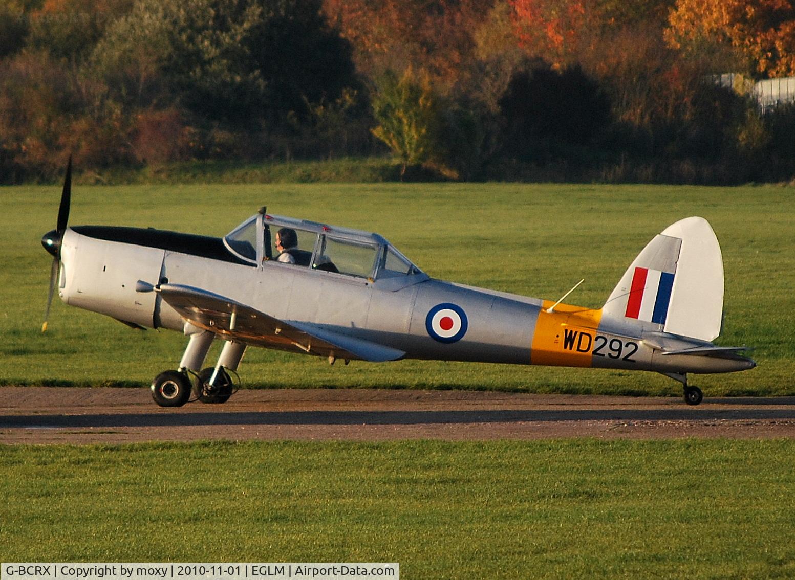 G-BCRX, 1950 De Havilland DHC-1 Chipmunk T.10 C/N C1/0232, Chipmunk T10 marked with it's original RAF serial at White Waltham.