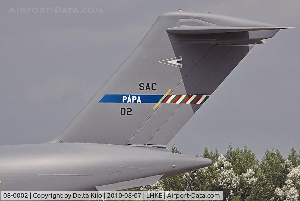 08-0002, 2009 Boeing C-17A Globemaster III C/N F-210, NATO - SAC - Strategic Airlift Capability