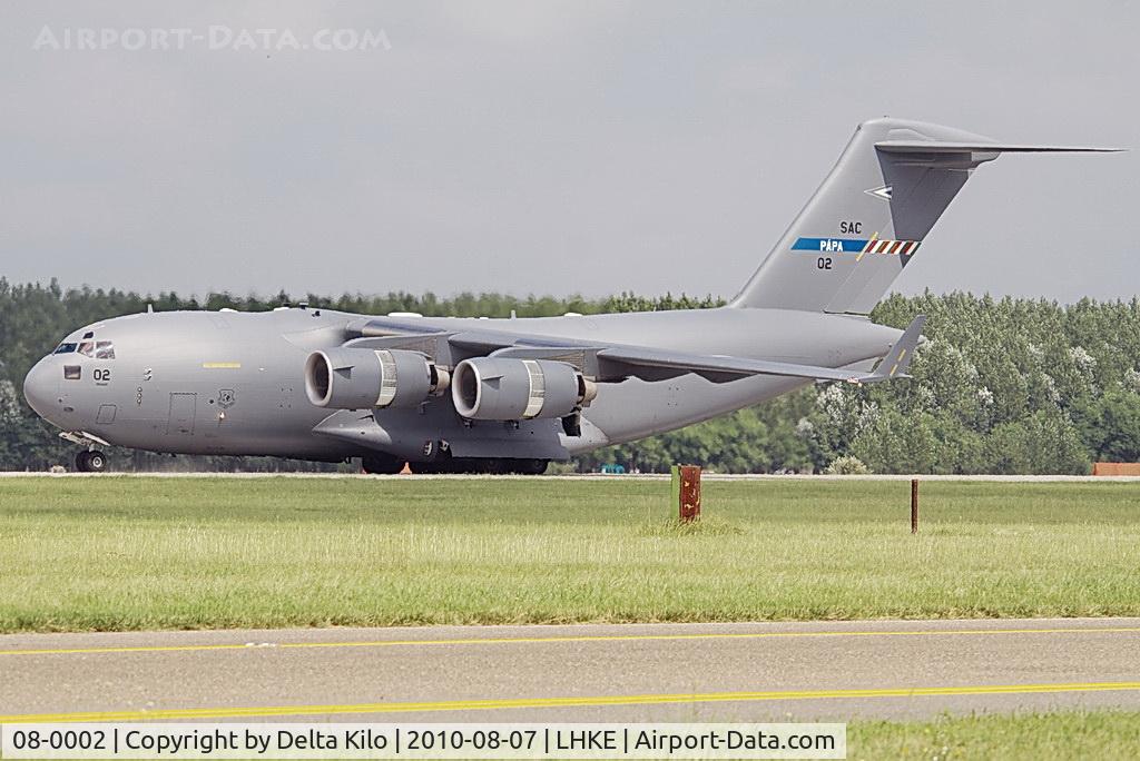 08-0002, 2009 Boeing C-17A Globemaster III C/N F-210, NATO - SAC - Strategic Airlift Capability