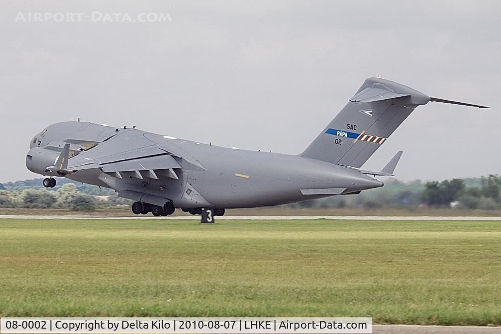 08-0002, 2009 Boeing C-17A Globemaster III C/N F-210, NATO - SAC - Strategic Airlift Capability