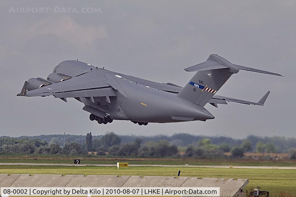 08-0002, 2009 Boeing C-17A Globemaster III C/N F-210, NATO - SAC - Strategic Airlift Capability