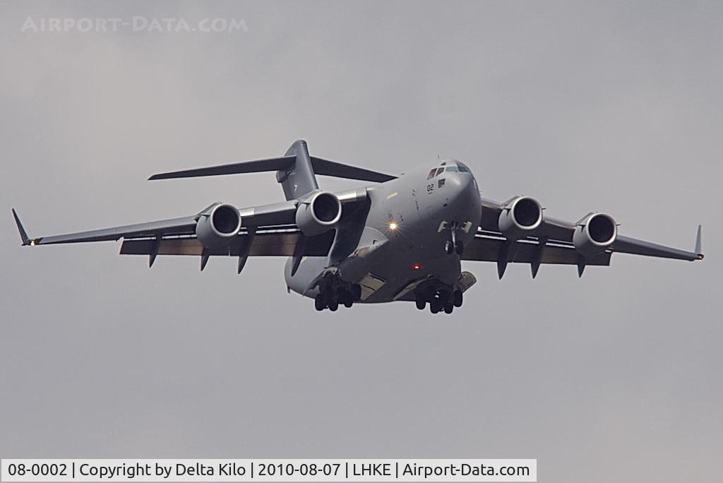 08-0002, 2009 Boeing C-17A Globemaster III C/N F-210, NATO - SAC - Strategic Airlift Capability