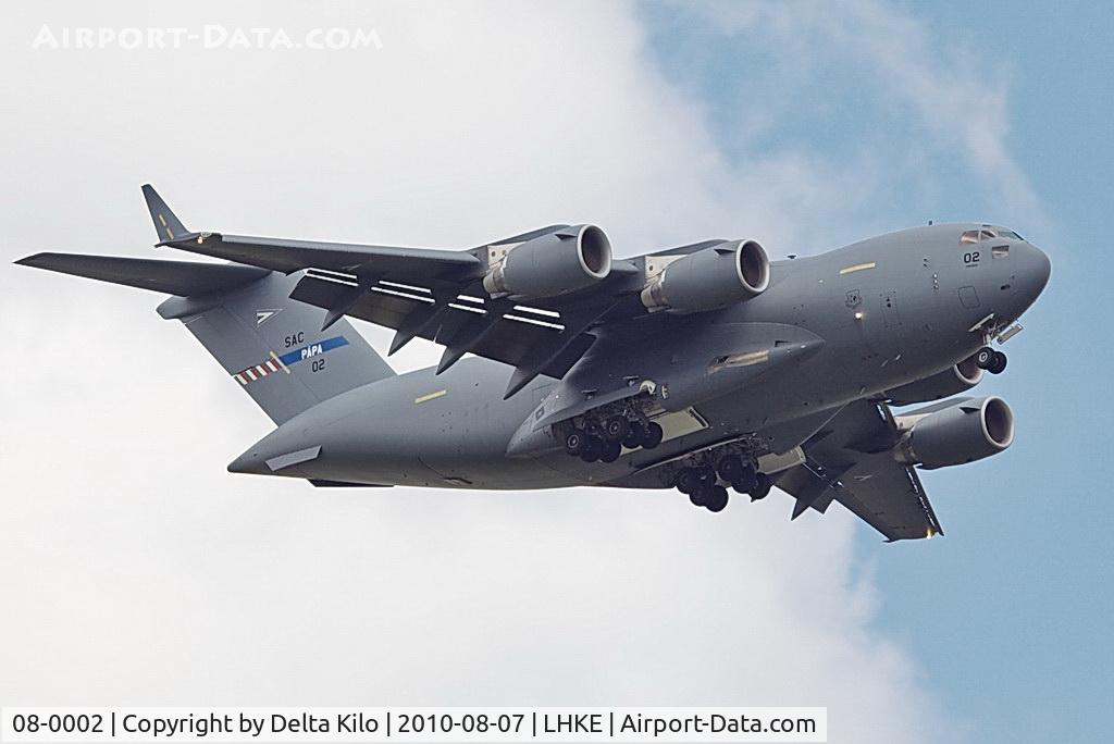 08-0002, 2009 Boeing C-17A Globemaster III C/N F-210, NATO - SAC - Strategic Airlift Capability