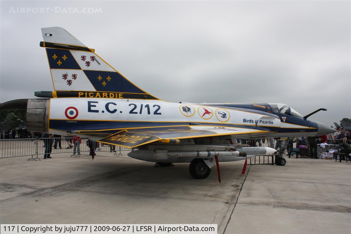 117, Dassault Mirage 2000C C/N 384, on display at Reins airshow 2009