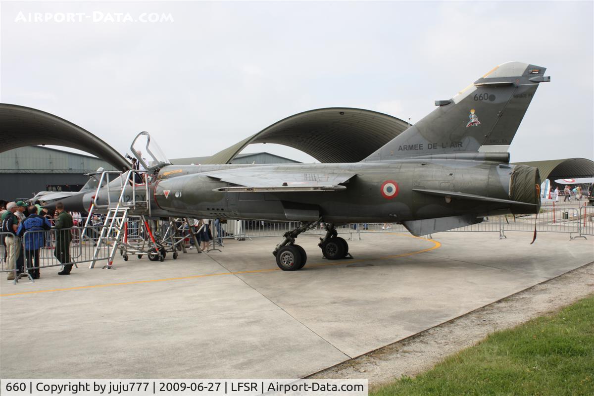 660, Dassault Mirage F.1CR C/N 660, on display at Reins airshow 2009