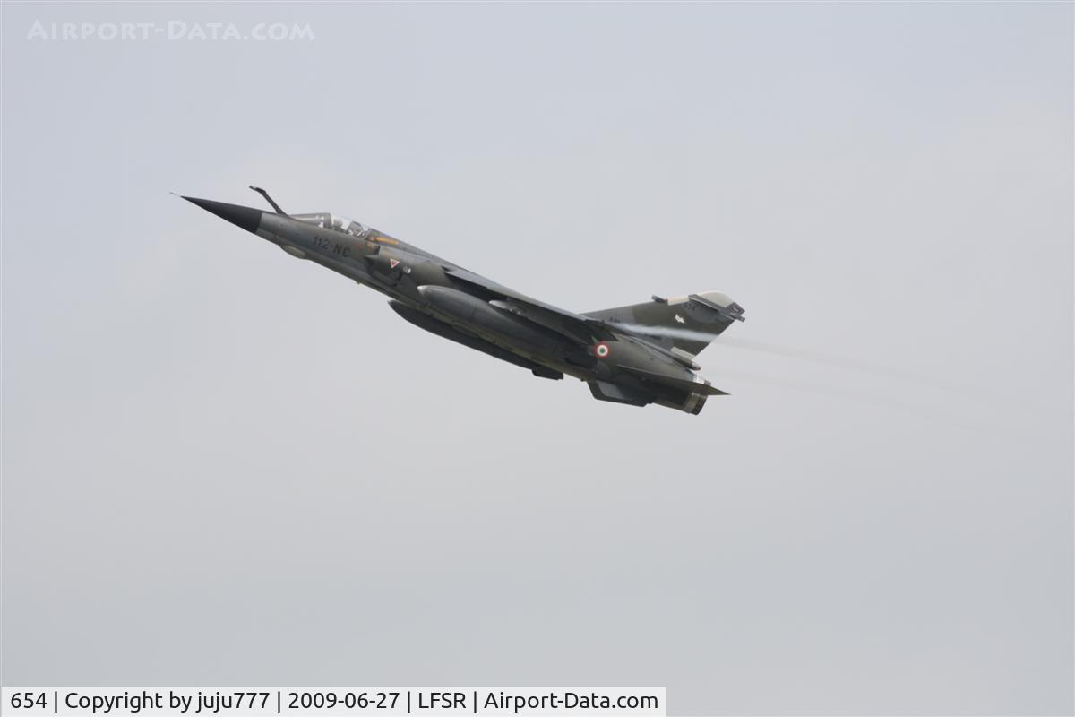 654, Dassault Mirage F.1CR C/N 654, on display at Reins airshow 2009