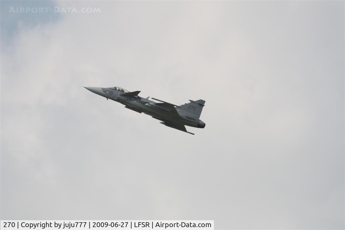 39270, Saab JAS-39C Gripen C/N 39270, on display at Reins airshow 2009
