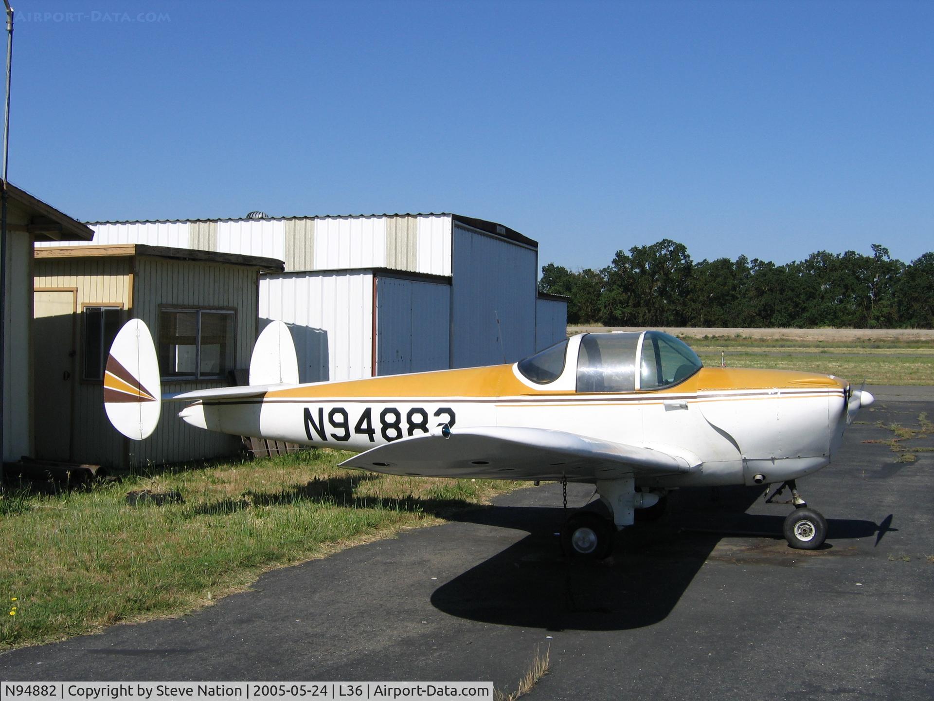 N94882, 1950 Erco 415G Ercoupe C/N 5068, Ercoupe 415G at Rio Linda, CA