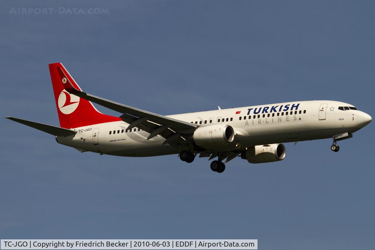 TC-JGO, 2006 Boeing 737-8F2 C/N 34413, on final RW07R