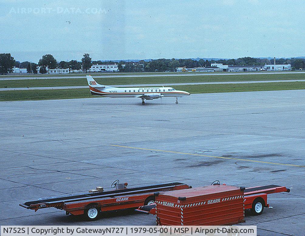N752S, 1977 Swearingen SA-226TC Metro II C/N TC-237E, Air Wisconsin, later to Sun Aire.