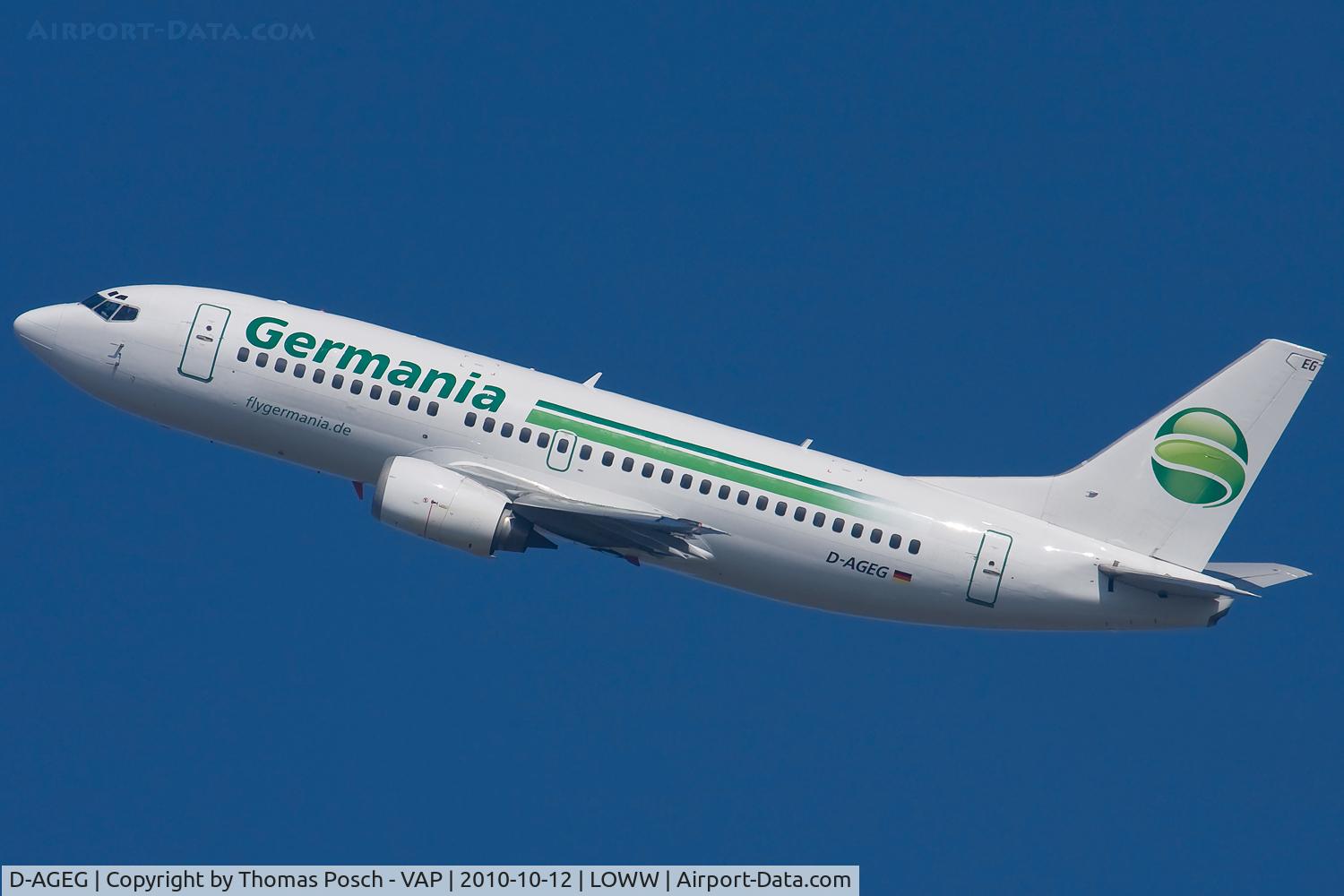 D-AGEG, 1988 Boeing 737-35B C/N 24237, Germania