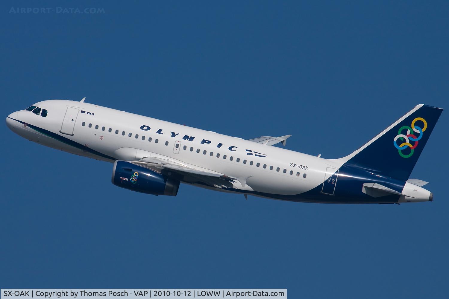 SX-OAK, 2007 Airbus A319-132 C/N 3317, Olympic Air