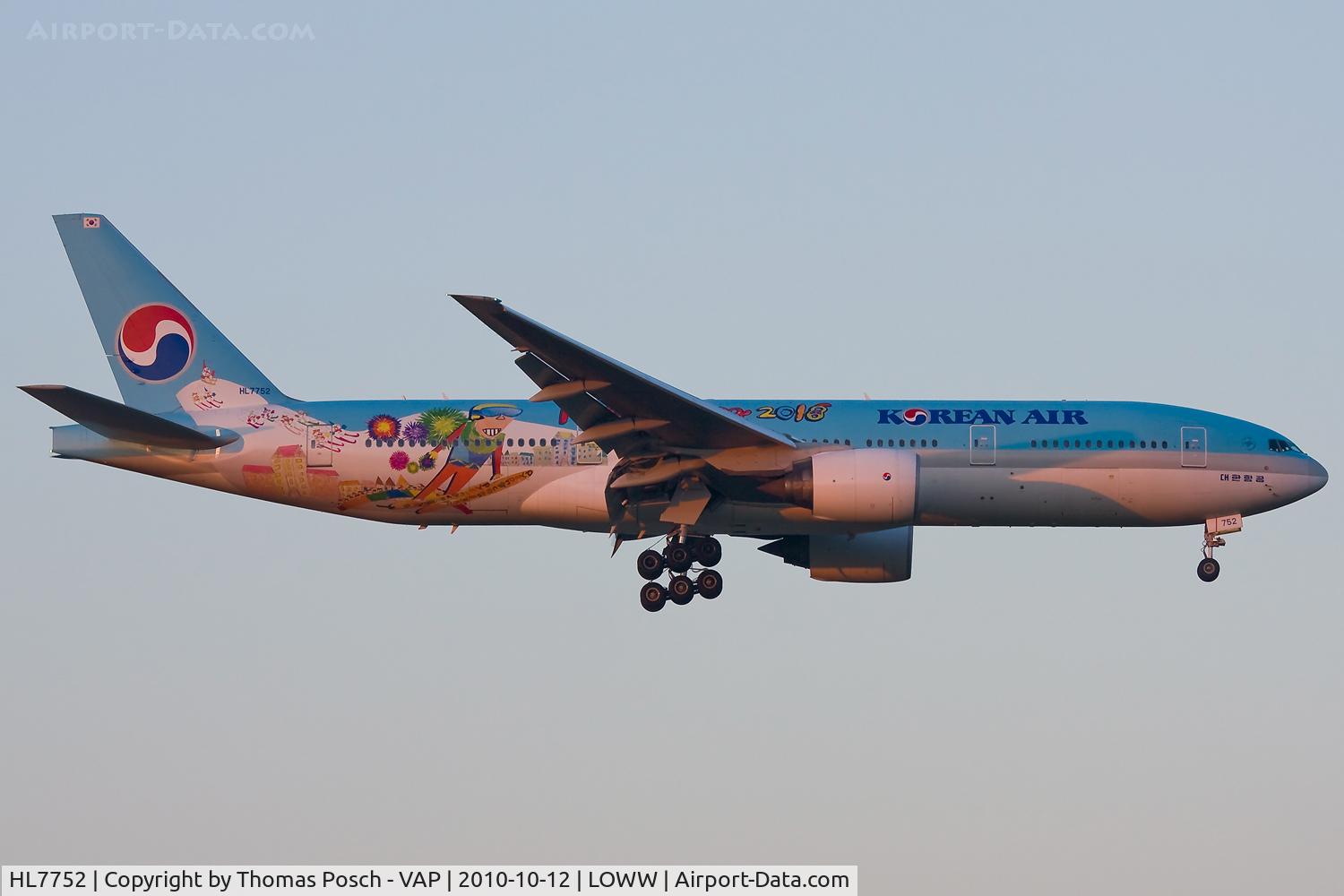 HL7752, 2007 Boeing 777-2B5/ER C/N 34211, Korean Air