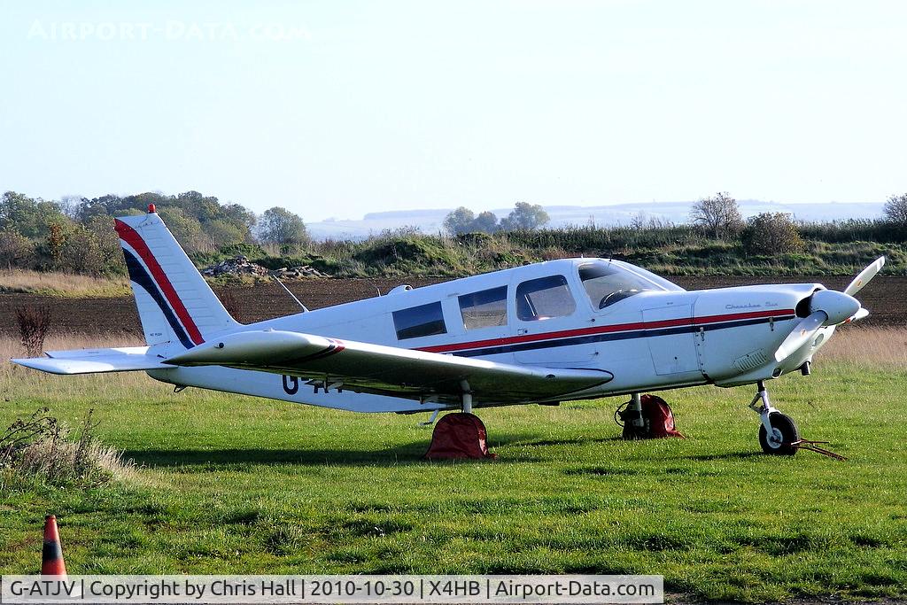 G-ATJV, 1965 Piper PA-32-260 Cherokee Six Cherokee Six C/N 32-103, at Hibaldstow airfield, Lincolnshire