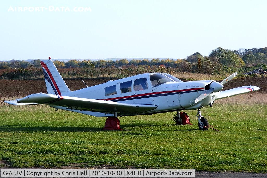G-ATJV, 1965 Piper PA-32-260 Cherokee Six Cherokee Six C/N 32-103, at Hibaldstow airfield, Lincolnshire