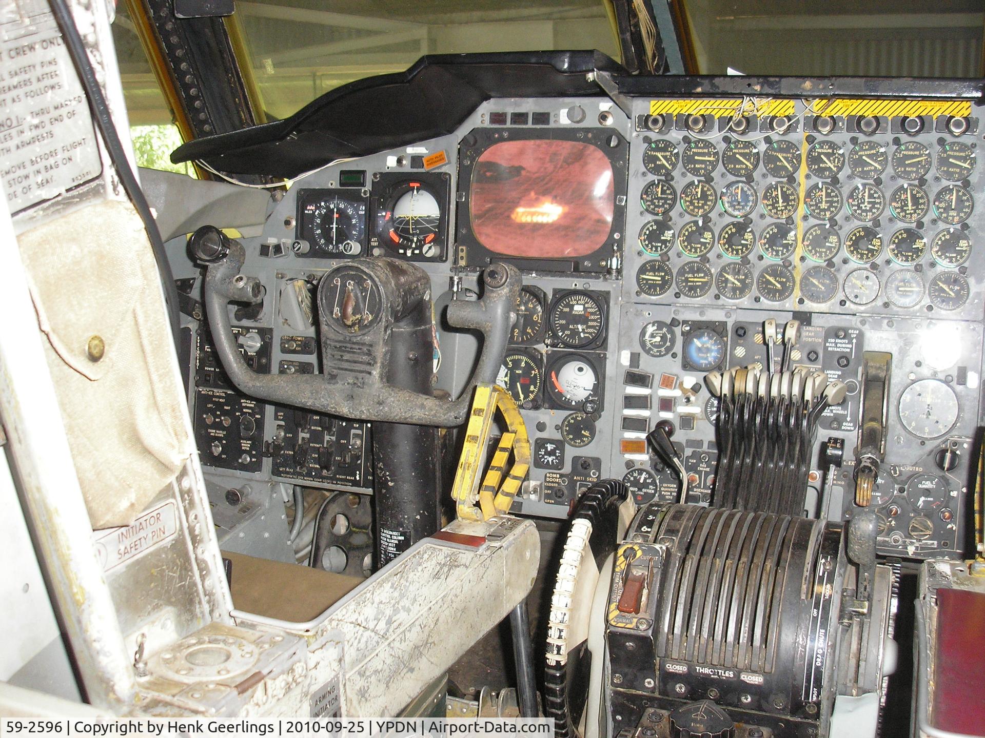 59-2596, 1959 Boeing B-52G Stratofortress C/N 464359, Darwin Aviation Museum.Boeing B-52G Stratofortress.