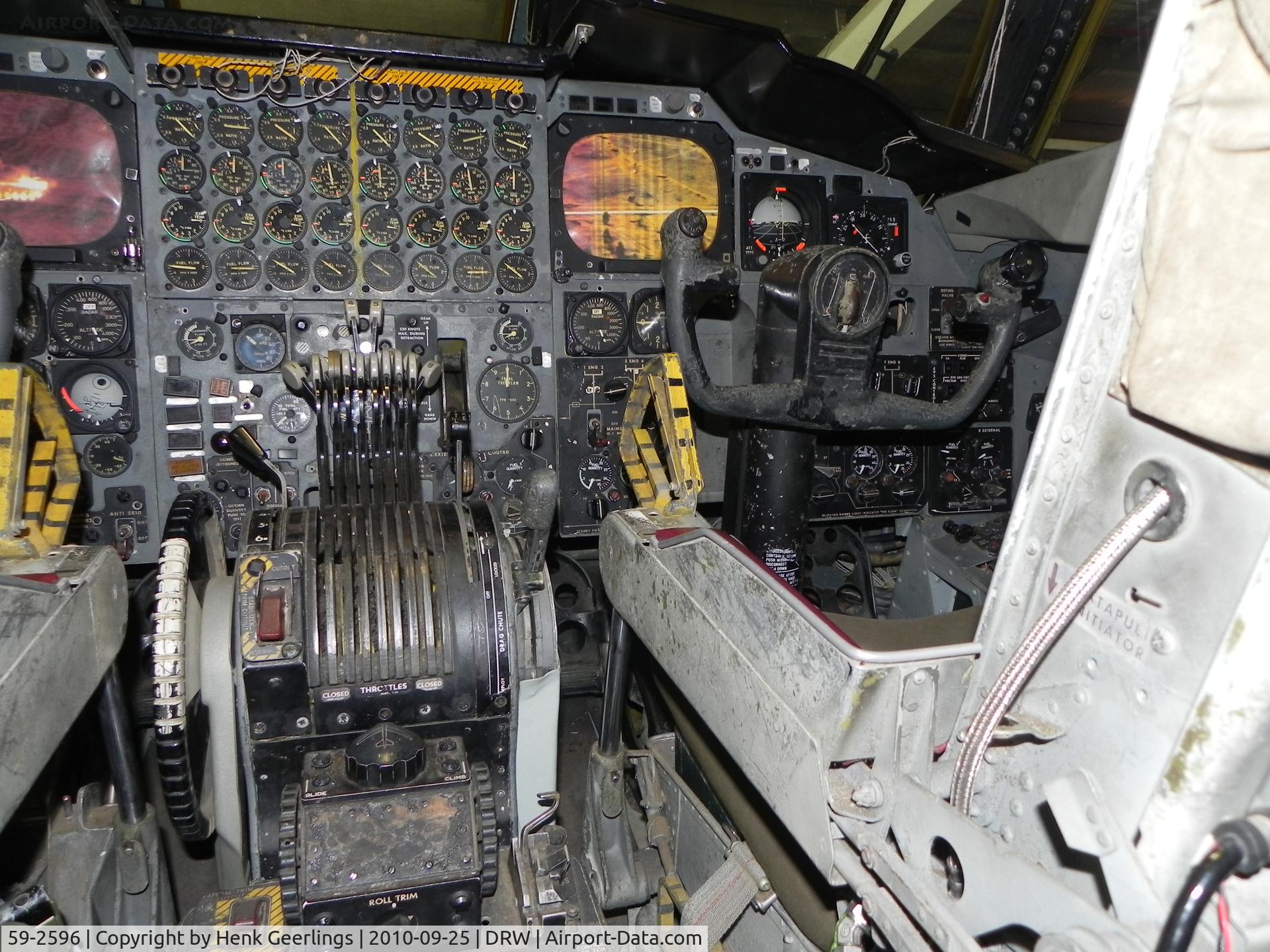 59-2596, 1959 Boeing B-52G Stratofortress C/N 464359, Darwin Aviation Museum.Boeing B-52G Stratofortress.