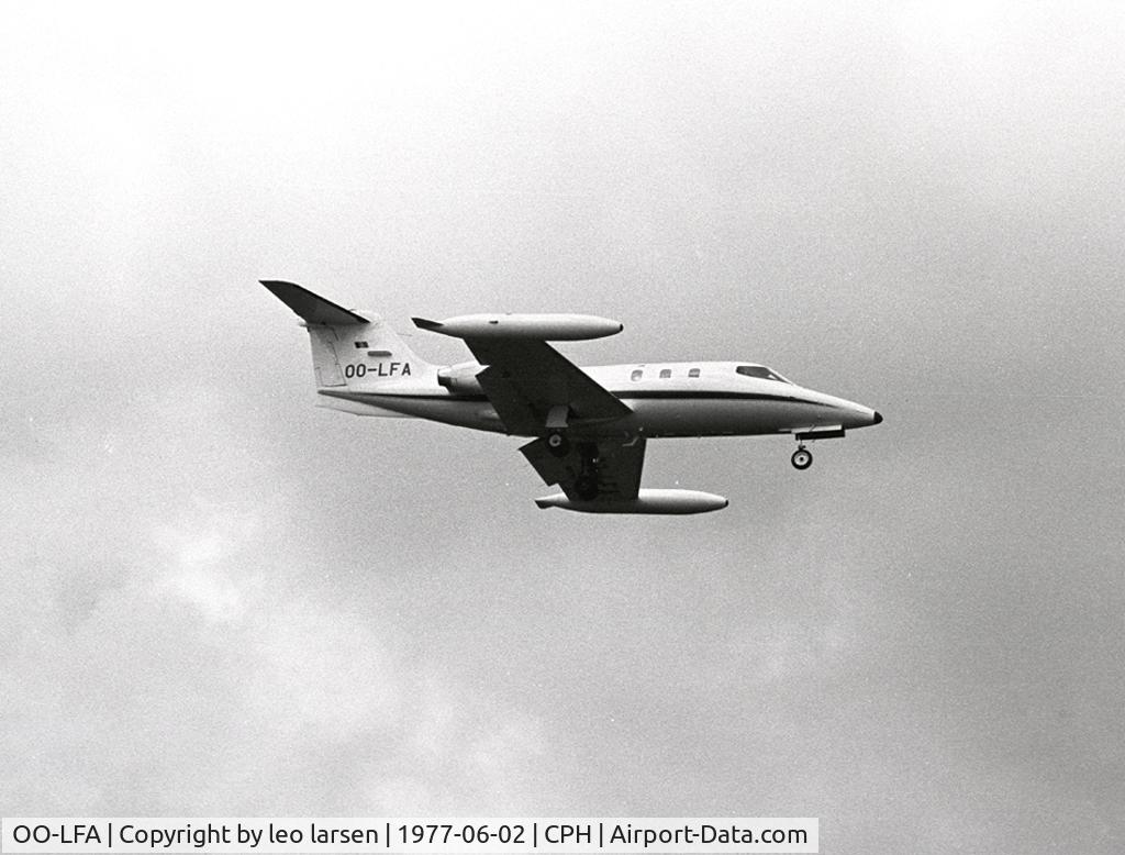 OO-LFA, 1972 Learjet 24D C/N 24D-248, app to R-04L CPH