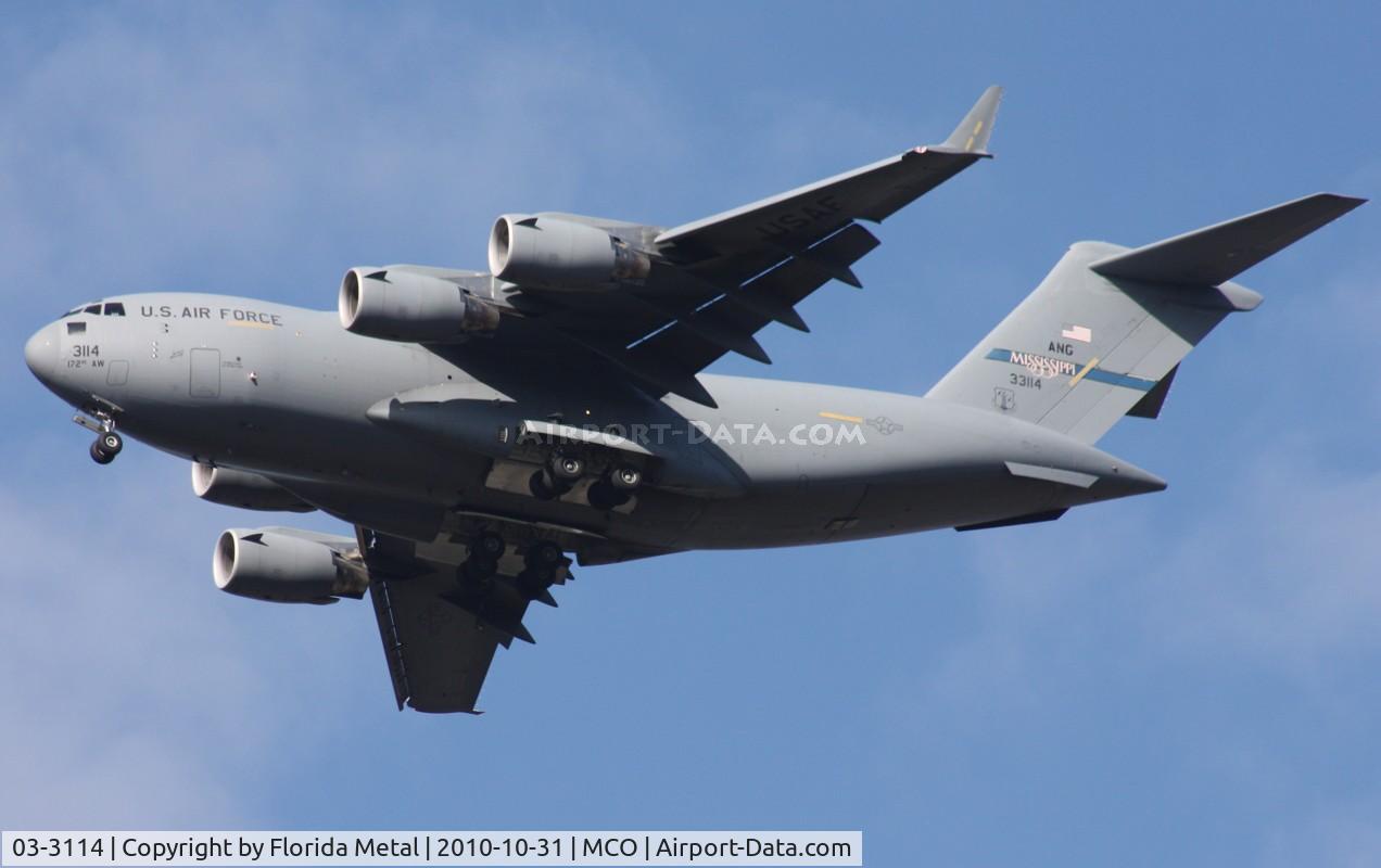 03-3114, 2003 Boeing C-17A Globemaster III C/N P-114, C-17