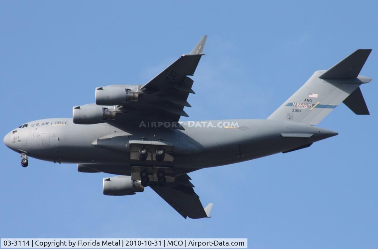 03-3114, 2003 Boeing C-17A Globemaster III C/N P-114, C-17