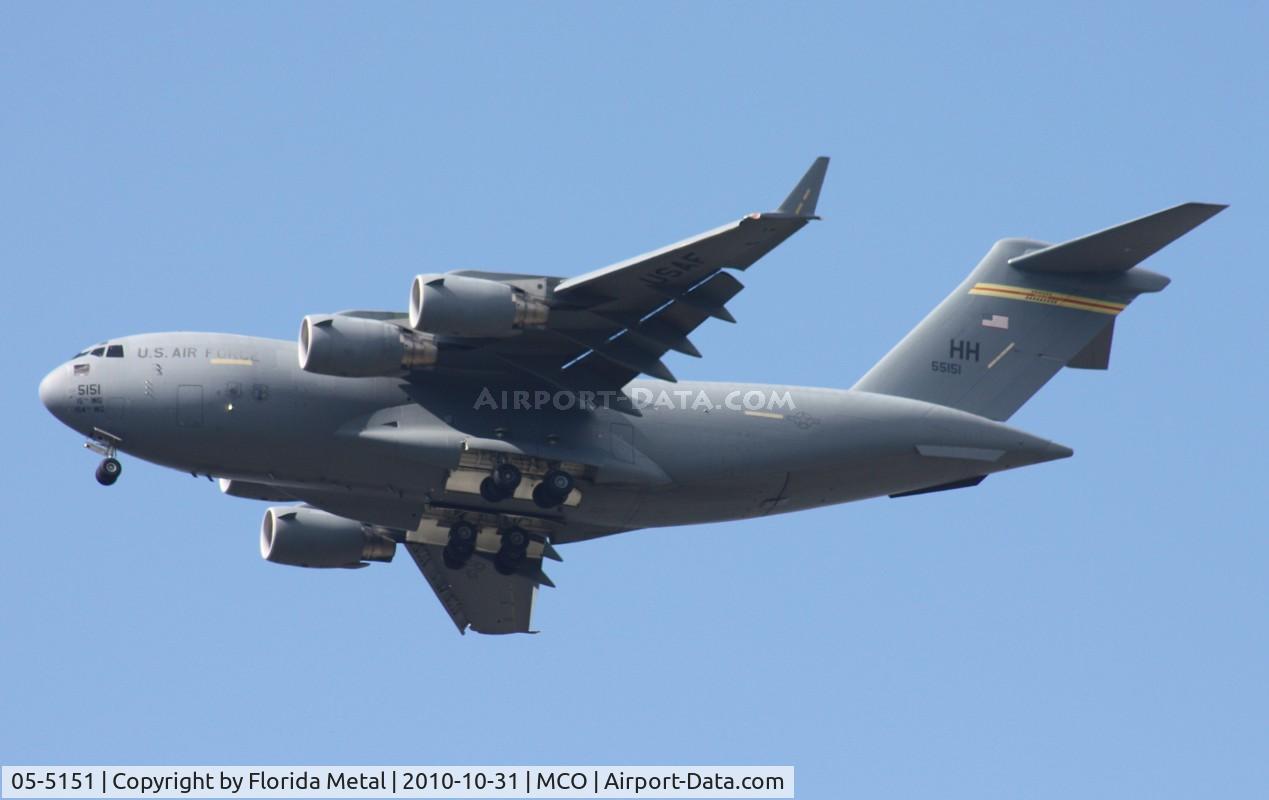 05-5151, 2005 Boeing C-17A Globemaster III C/N P-151, C-17