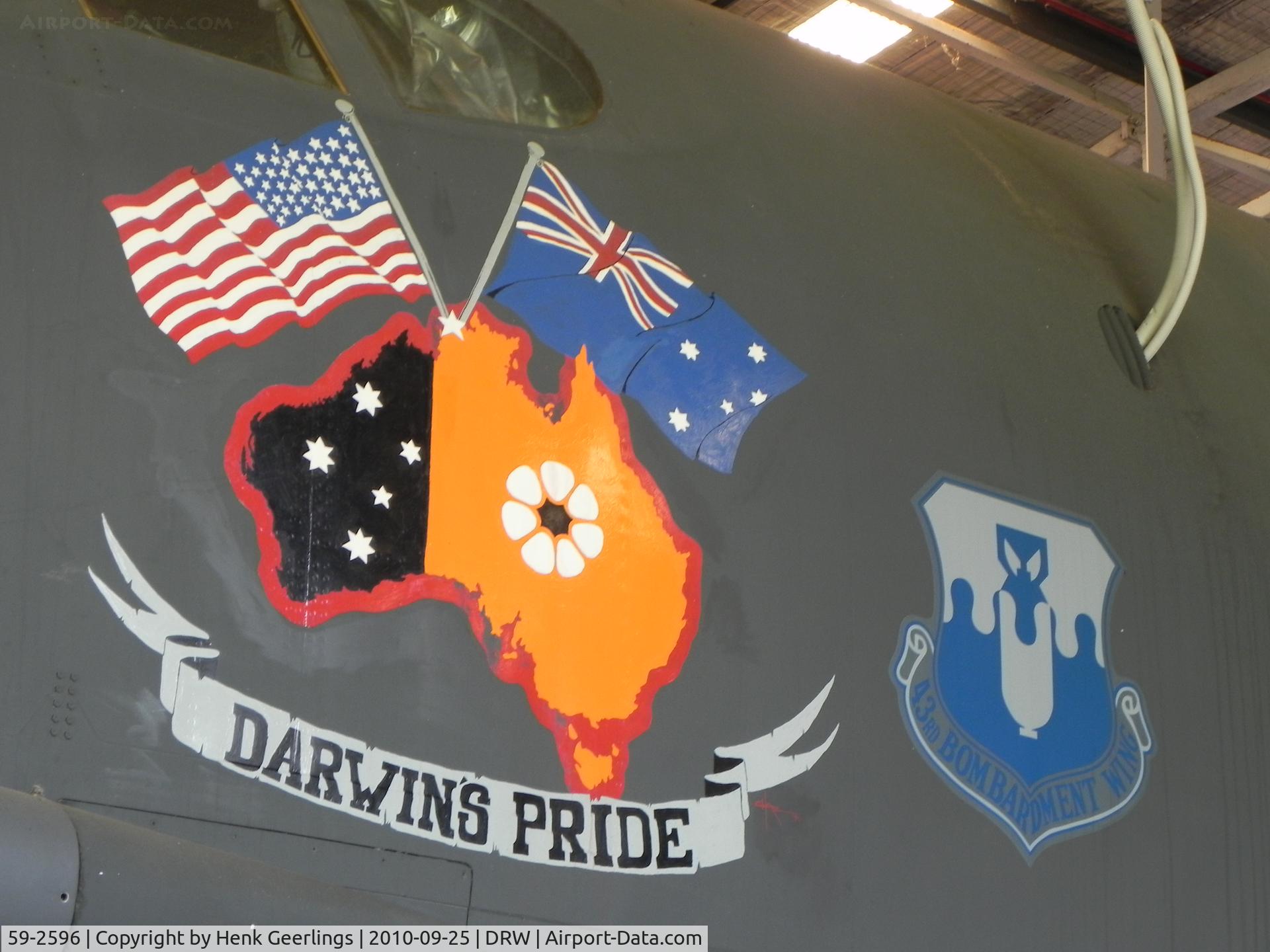 59-2596, 1959 Boeing B-52G Stratofortress C/N 464359, Darwin Aviation Museum