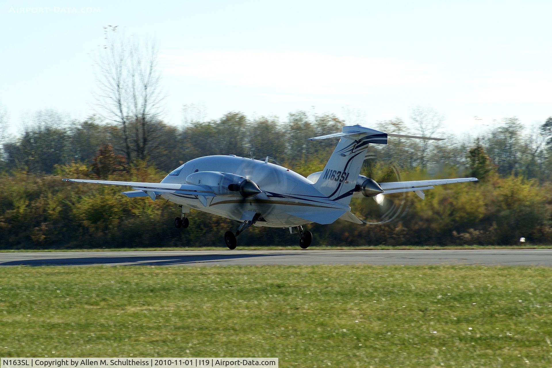 N163SL, 2007 Piaggio P-180 Avanti II C/N 1131, Piaggio P180