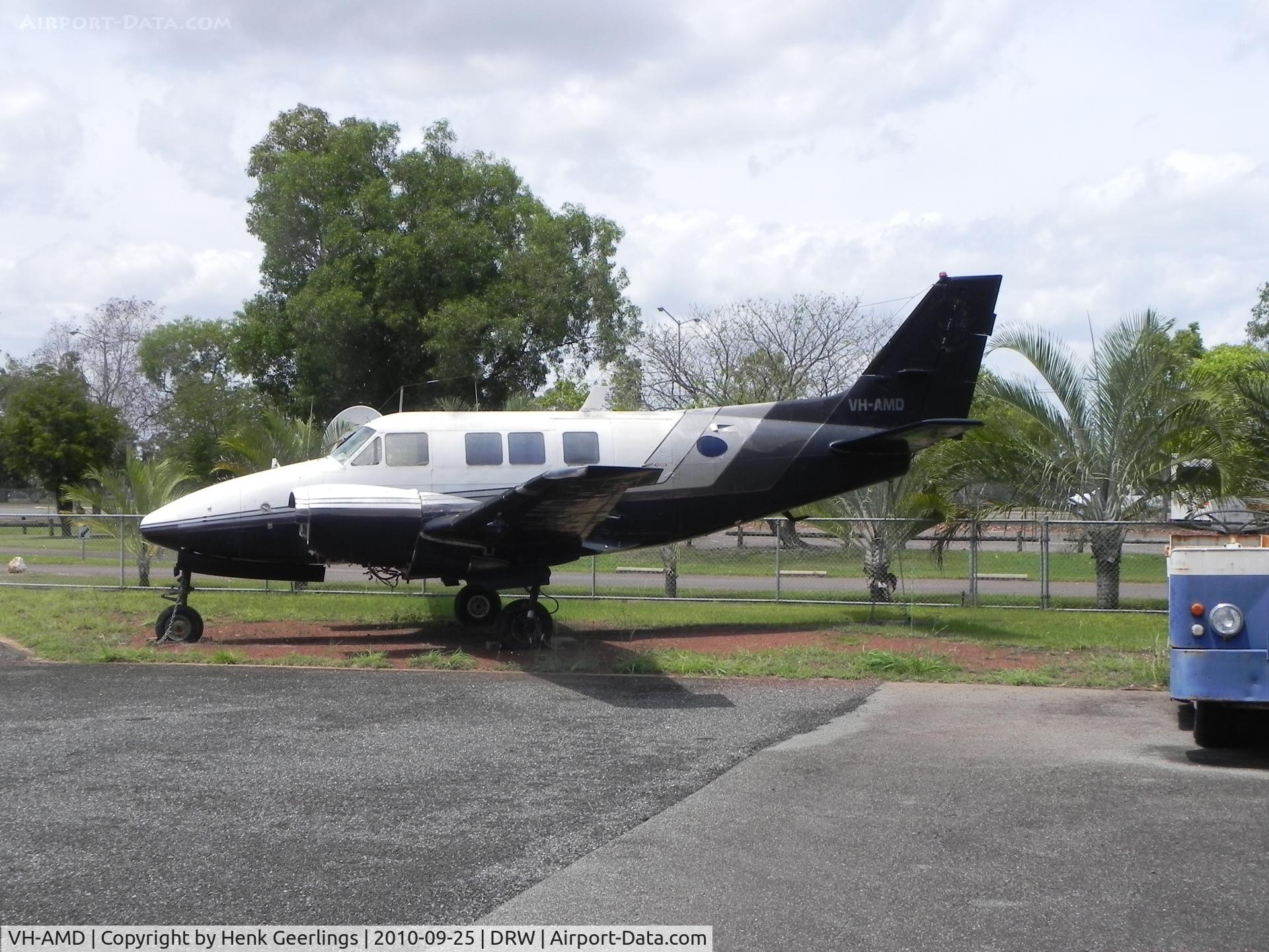 VH-AMD, 1975 Beech 65-B80 Queen Air Queen Air C/N LD-504, Darwin Aviation Museum