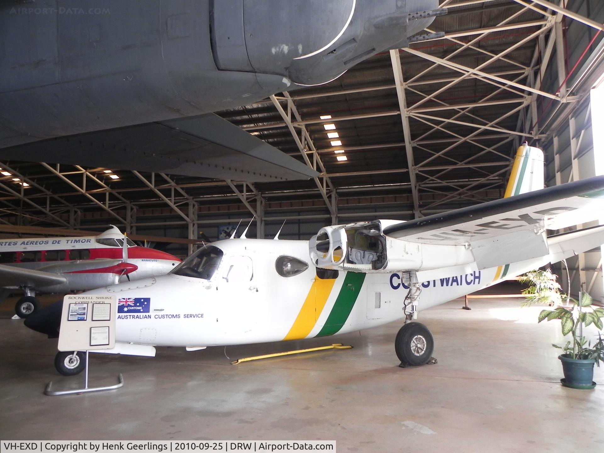 VH-EXD, Rockwell Shrike Commander 500 C/N 1639-3, Darwin Aviation Museum