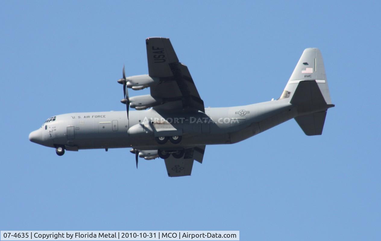 07-4635, 2007 Lockheed Martin C-130J-30 Super Hercules C/N 382-5595, C-130J