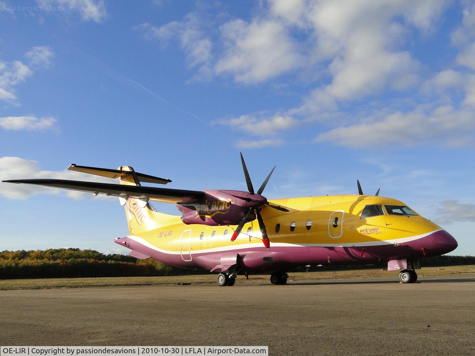 OE-LIR, 2000 Dornier 328-100 C/N 3115, on the apron at Auxerre