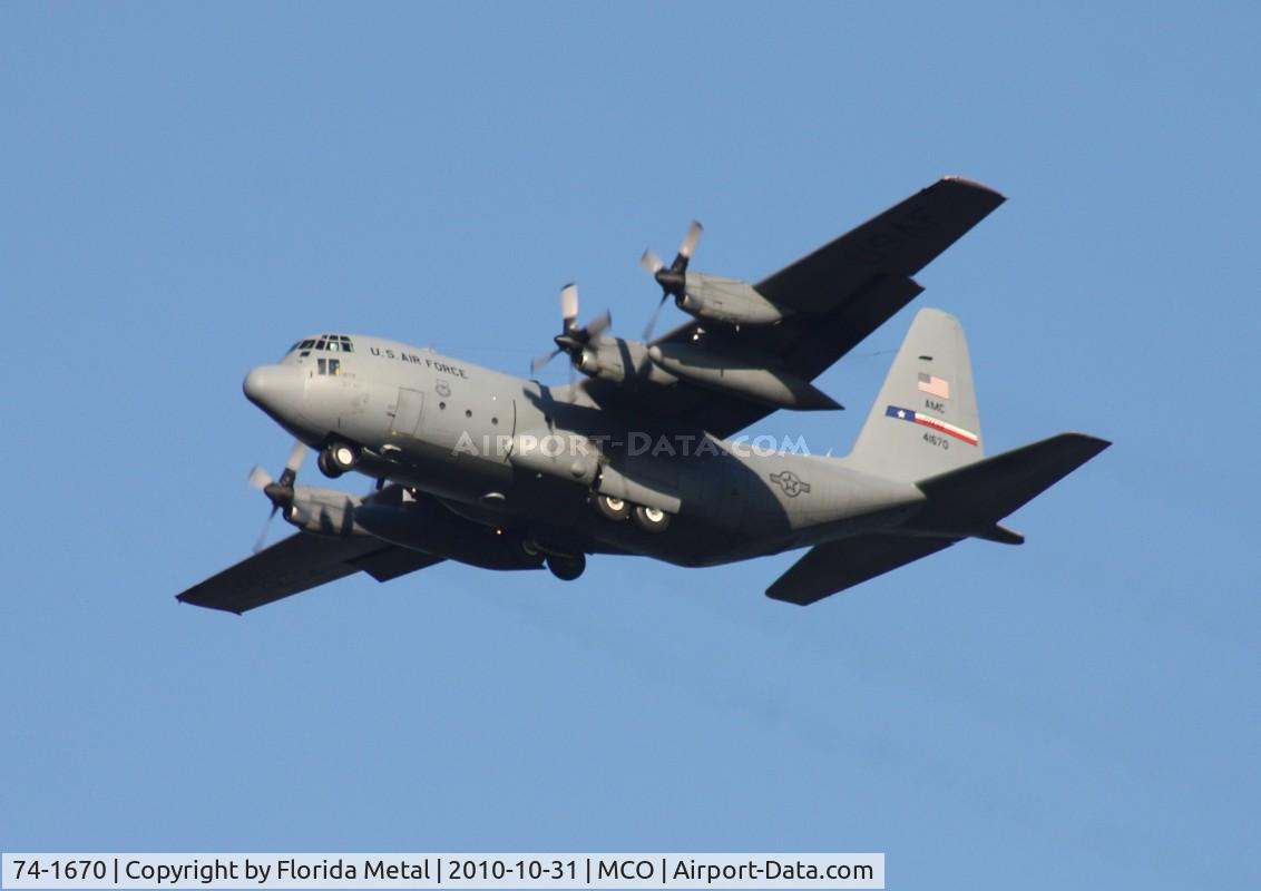 74-1670, 1974 Lockheed C-130H Hercules C/N 382-4620, C-130H
