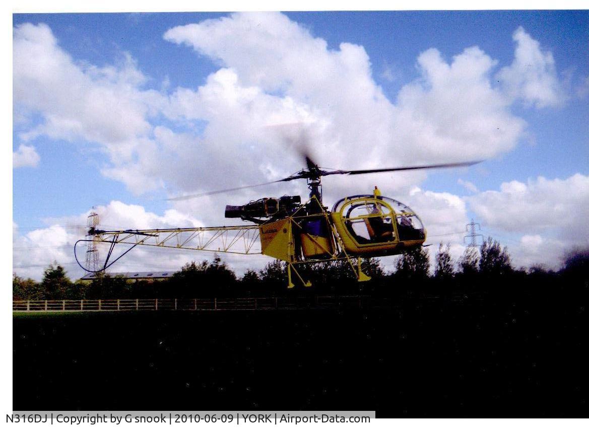 N316DJ, Aerospatiale SA-315B Lama C/N 2505, new paint
