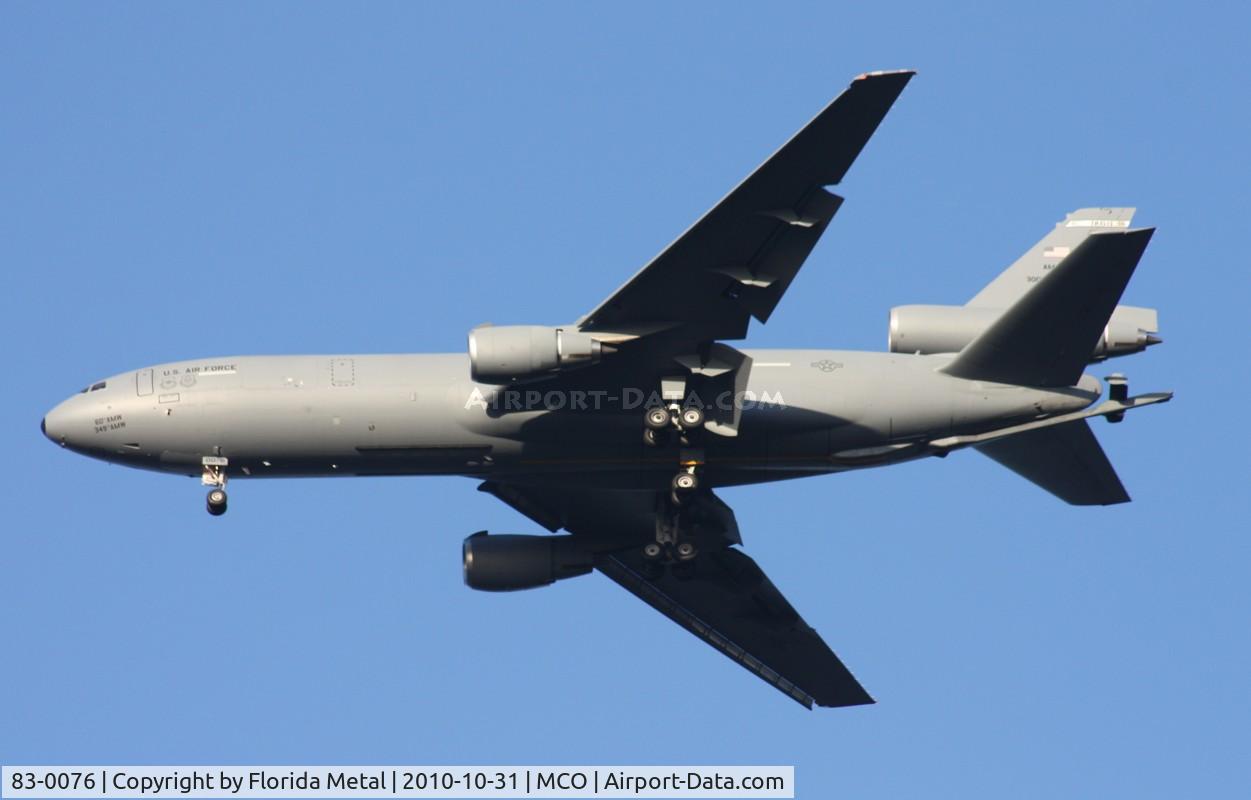 83-0076, 1983 McDonnell Douglas KC-10A Extender C/N 48217, KC-10A