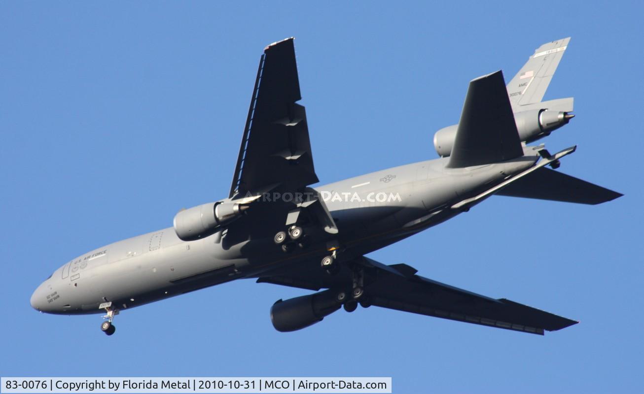 83-0076, 1983 McDonnell Douglas KC-10A Extender C/N 48217, KC-10A