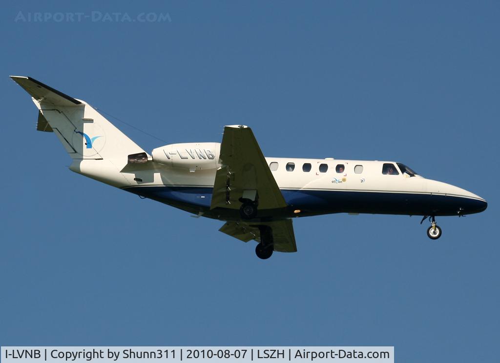 I-LVNB, 2002 Cessna 525A CitationJet CJ2 C/N 525A-0073, Landing rwy 14