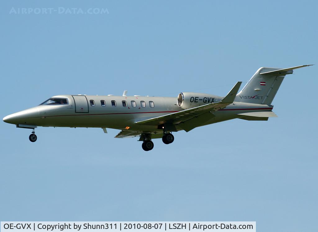 OE-GVX, 2008 Learjet 40 C/N 2097, Landing rwy 14